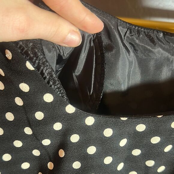 Worthington Black and White Sheath Midi Dress with Crew Neck - Picture 5 of 5